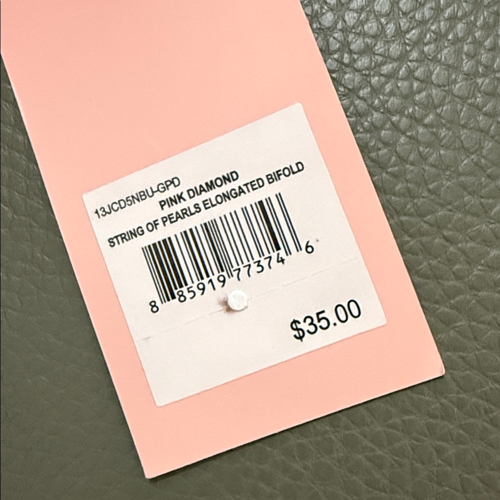 Juicy Couture Pink Embossed Card Wallet - Picture 4 of 4